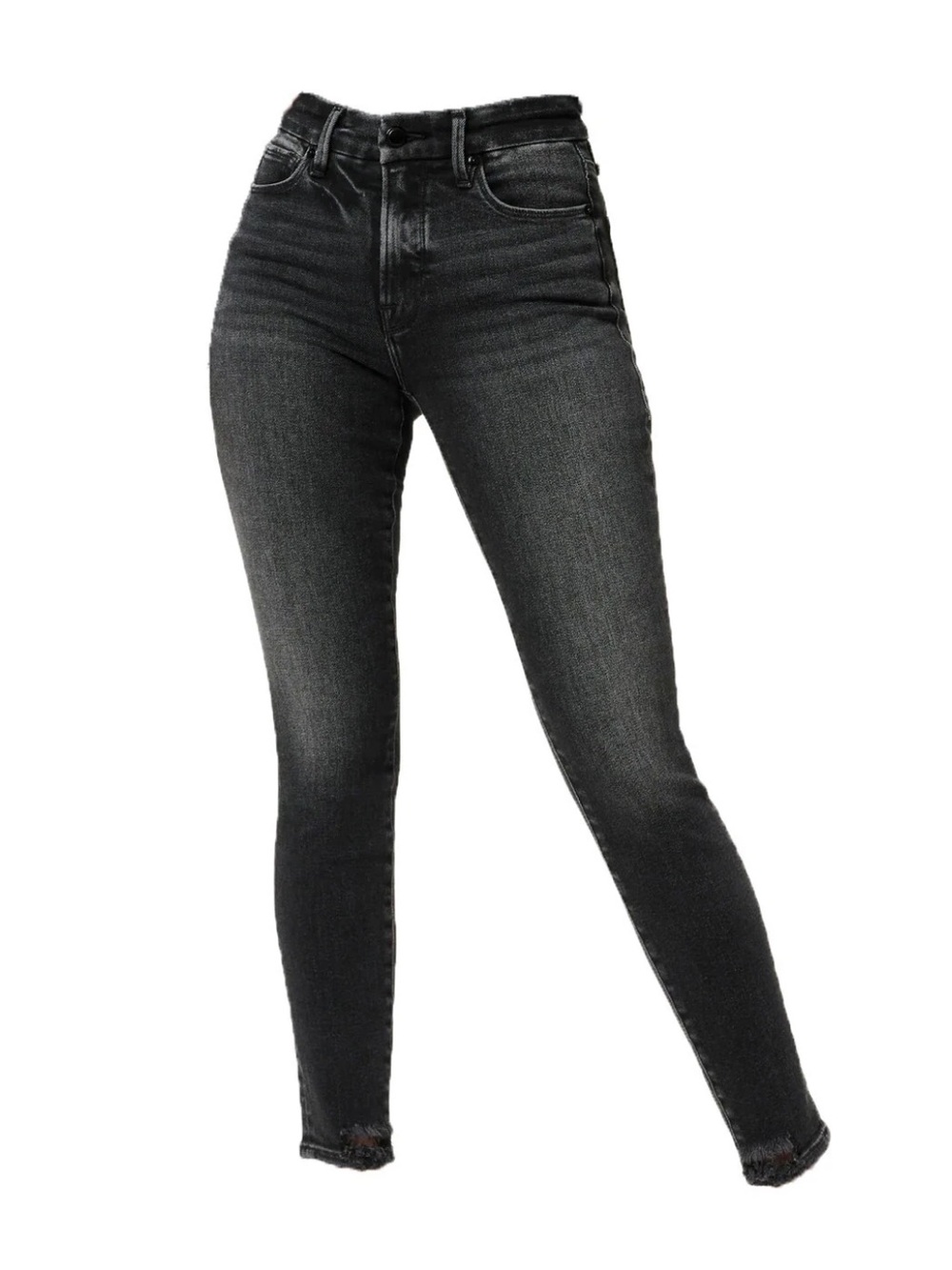 GOOD AMERICAN Good Legs Skinny Jeans in Black160